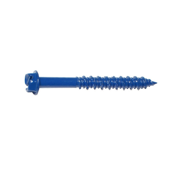Midwest Fastener M10532 Concrete Screw, 1/4 Inch x 2-1/4 Inch