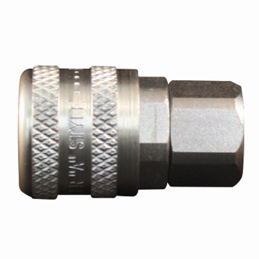 Milton S-775 Female A Style Coupler, 1-4" NPT, 300 PSI