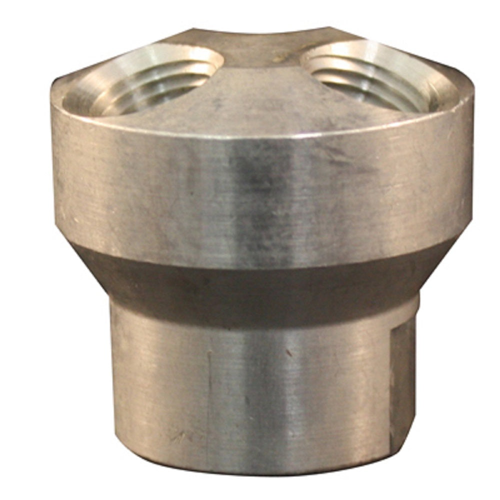 Milton S-685-6 Female Airline Manifold, 3/8" x 1/4" NPT, Aluminum