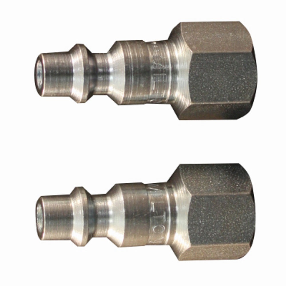 Milton S-728 Female M style plugs, 1/4", 300 PSI, 2 Pack