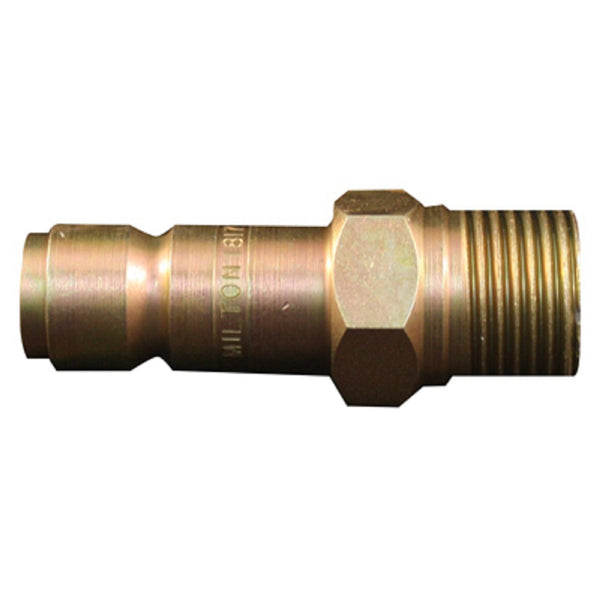 Milton S-1817 Male G Style Plug, 1/2" NPT, 300 PSI