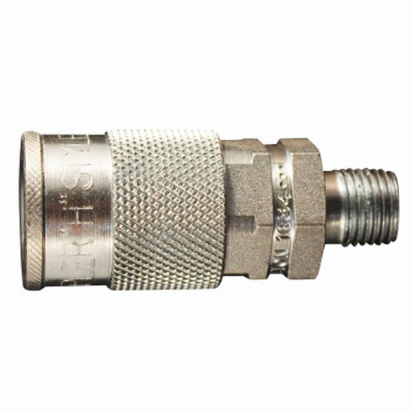 Milton S-1834  Male H Style coupler, 1-4" NPT, 300 PSI