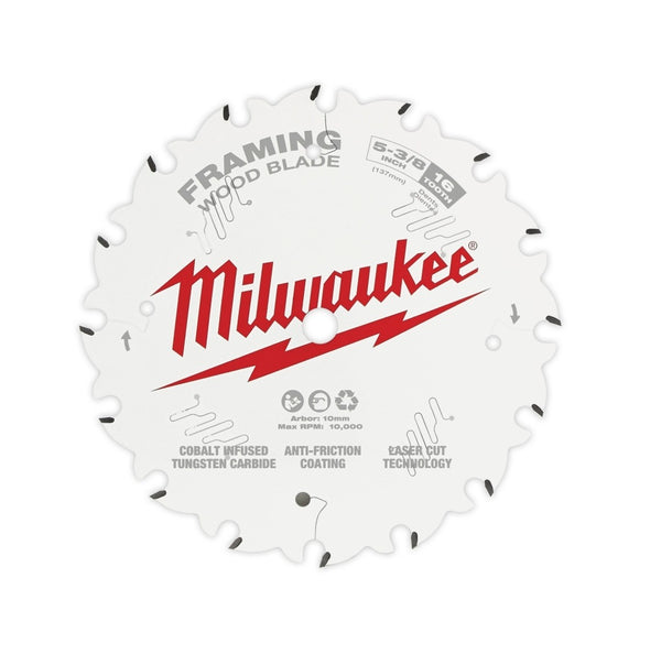 Milwaukee 48-40-0522 Circular Saw Blade, 16-Teeth, 5-3/8 inch