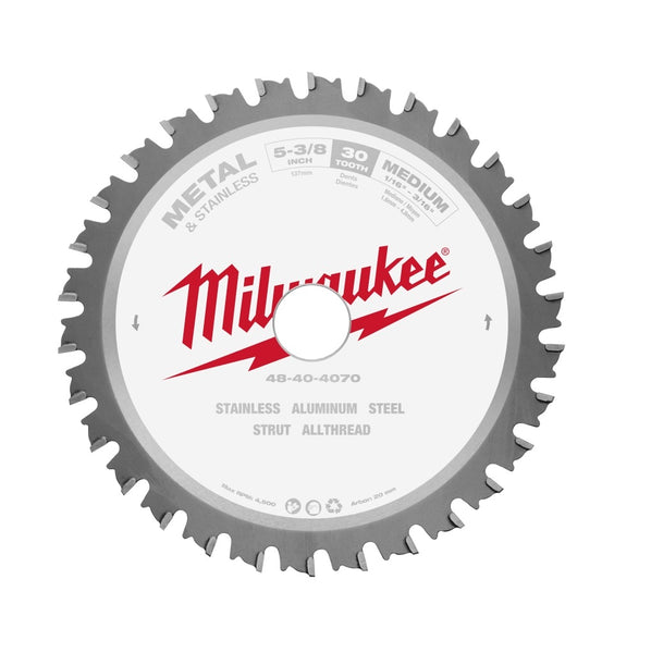 Milwaukee 48-40-4070 Circular Saw Blade, 30-Teeth, 5-3/8 inch