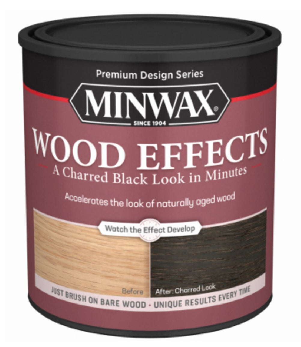 Minwax 404140000 Charred Black Wood Effects, 1 Quart