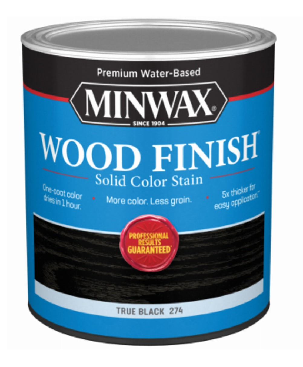 Minwax 108510000 Water-Based Wood Finish Solid Color Interior Stain, 1 Quart