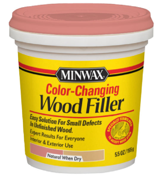 Minwax 448600000 Wood Filler, Liquid, Natural, 5.5 Ounce