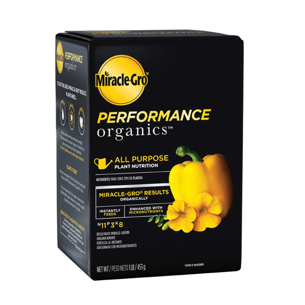 Miracle-Gro 3003310 Performance Organics All Purpose Plant Food, 1 Lbs