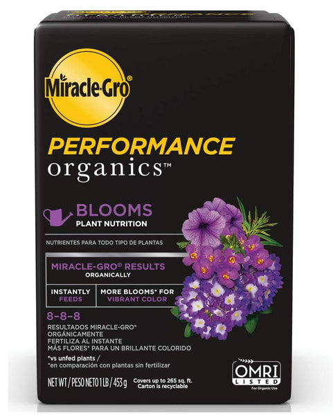 Miracle-Gro 3005410 Performance Organics Bloom Plant Food, 1 Lbs