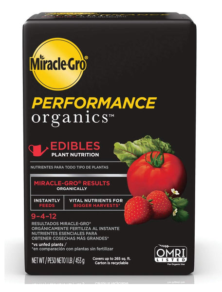 Miracle-Gro 3005310 Performance Organics Edibles Plant Food, 1 Lbs