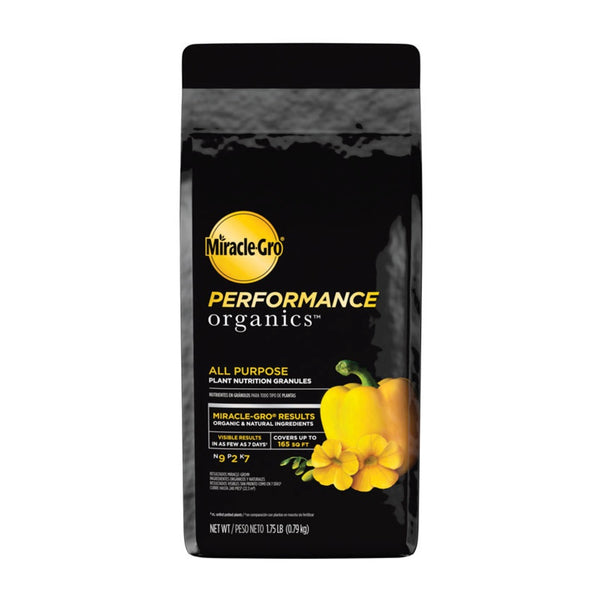 Miracle-Gro 3003610 Performance Organics Granules All Purpose Plant Food, 1.75 Lbs