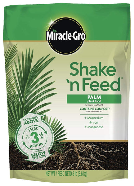 Miracle-Gro 3003010 Shake 'N Feed Palm Food, 8 Lbs
