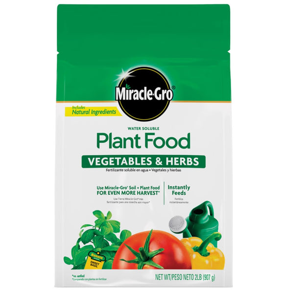 Miracle-Gro 3003710 Vegetables & Herbs Granules Plant Food, 2 Lbs