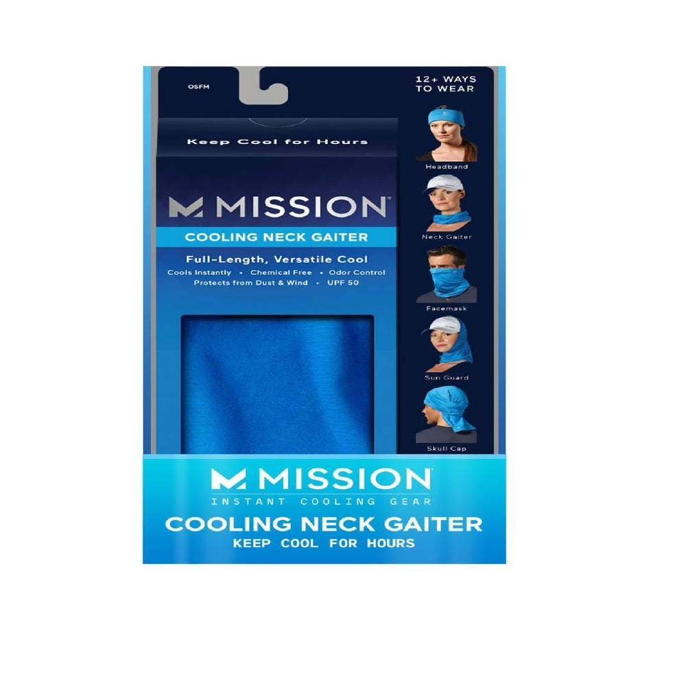 Mission 5131 As Seen On TV Cooling Neck Gaiter, Blue