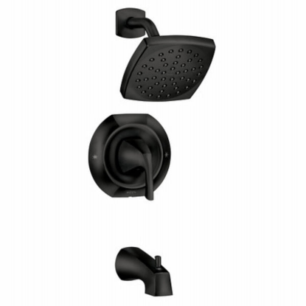 Moen 82504BL Lindor Posi-Temp Tub/Shower Faucet, Matte Black