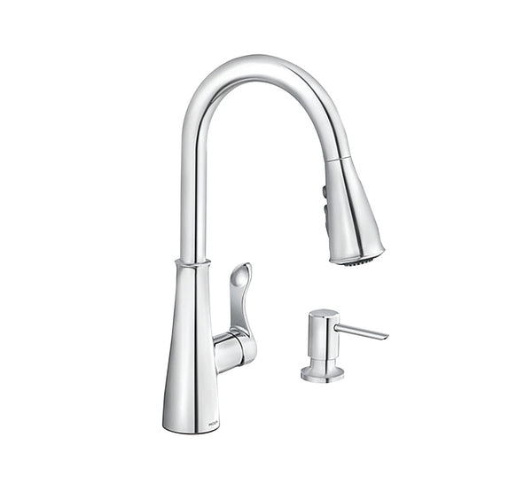 Moen 87245 Hadley Series Pull-Down Kitchen Faucet, Chrome Plated