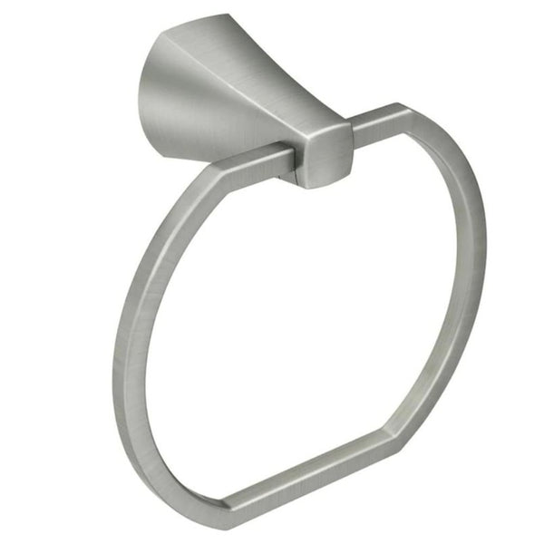 Moen MY8786BN Lindor Spot Resist Towel Ring, Brushed Nickel