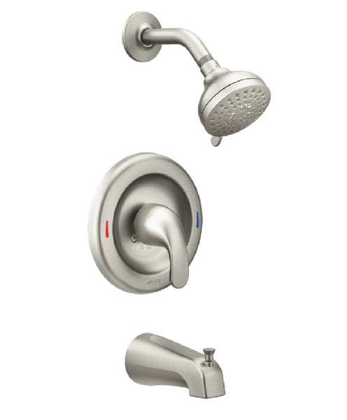 Moen 82603SRN Posi-Temp Tub and Shower Faucet, Brushed Nickel