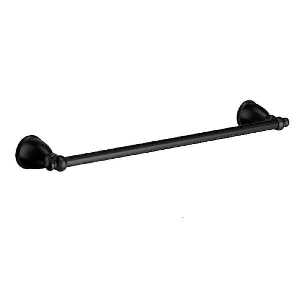 Moen Y3118BL Caldwell Towel Bar, Matte Black