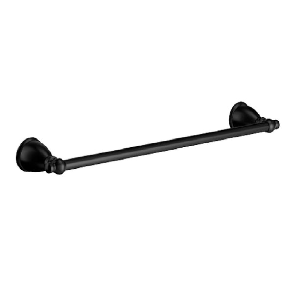 Moen Y3124BL Caldwell Towel Bar, Matte Black