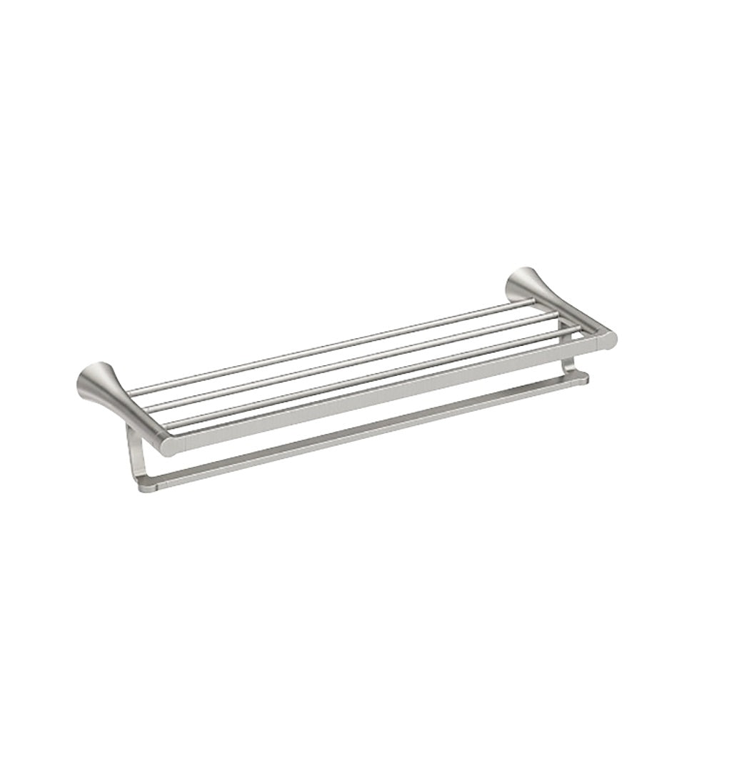 Moen Y0794BN Mikah Series Towel Shelf, Brushed Nickel