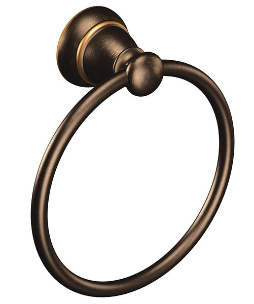 Moen Y2686BRB Banbury Towel Ring, Mediterranean Bronze