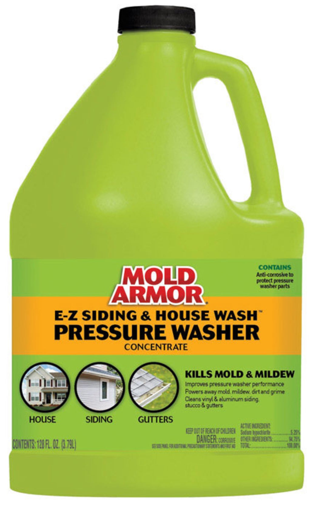 Mold Armor FG581 E-Z Siding & House Wash Pressure Washer Cleaner, 128 –  Toolbox Supply