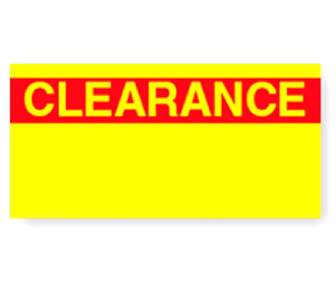 Monarch Marking 000021 Clearance Labels, Yellow