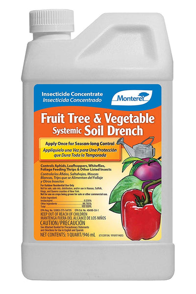 Monterey LG6274 Fruit Tree & Vegetable Systemic Soil Drench, Quart