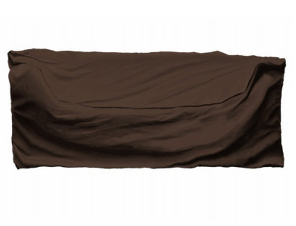 Mr. Bar-B-Q 07832BBGD Premium Loveseat Cover, Dark Brown