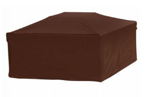 Mr. Bar-B-Q 07845BBGD Square Firepit Cover, Dark Brown