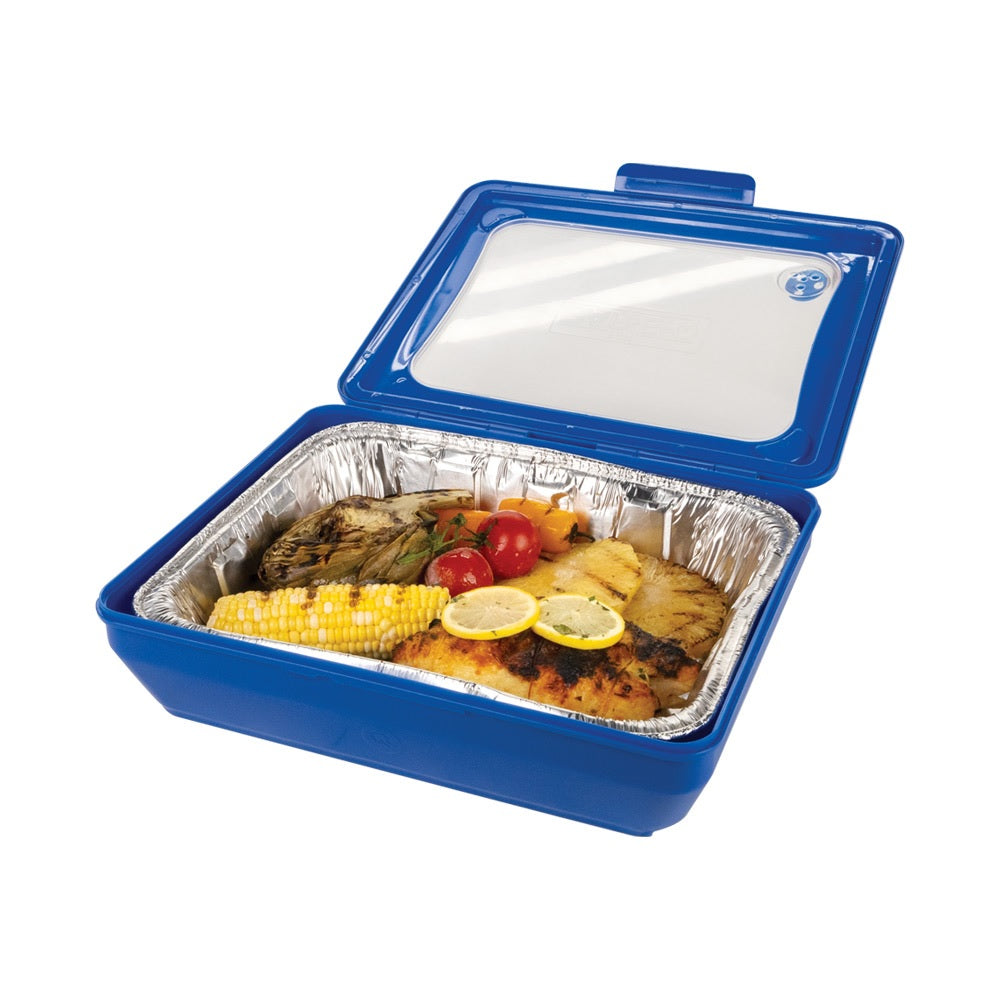 Mr. Bar-B-Q 40405Y Cook & Serve Carrier, Blue