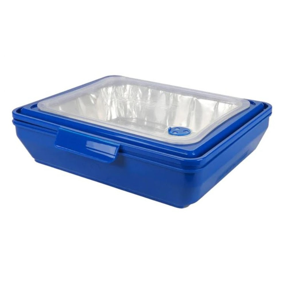 Mr. Bar-B-Q 40405Y Cook & Serve Carrier, Blue