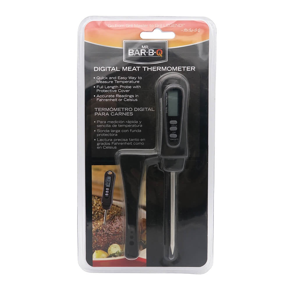 Mr. Bar-B-Q 40173Y Digital Meat Thermometer, Black