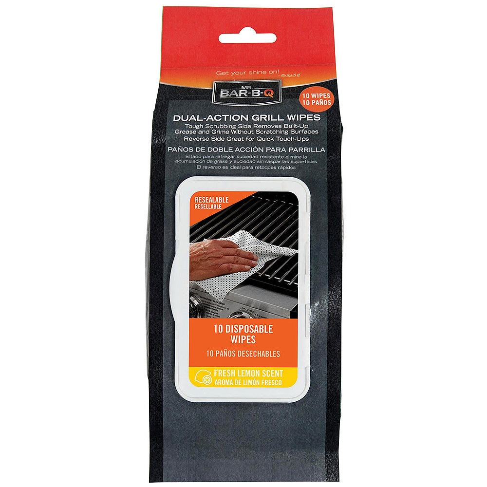 Mr. Bar-B-Q 40287YGD Dual Action Grill Wipes