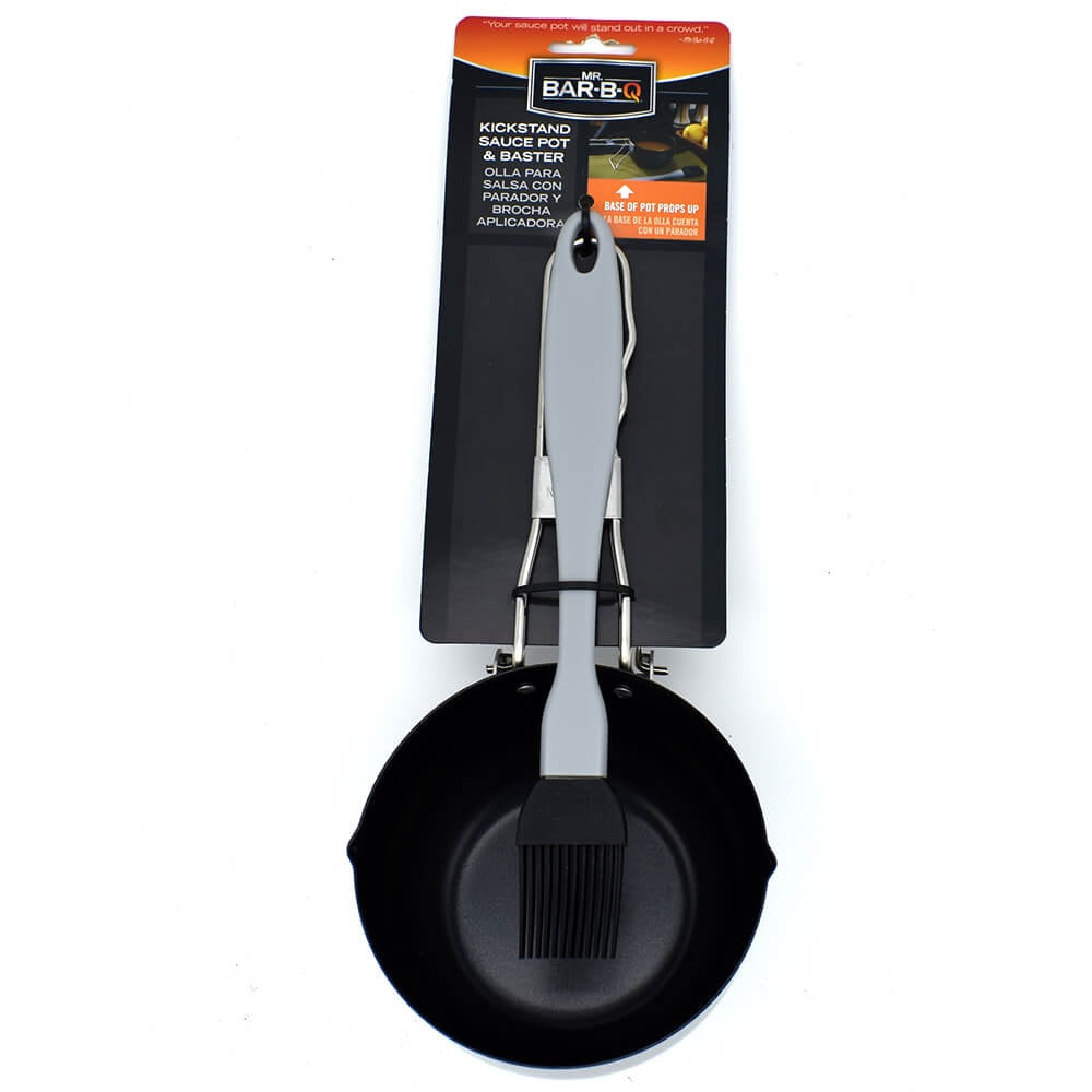 Mr. Bar-B-Q 06833Y Kickstand Sauce Pot & Baster