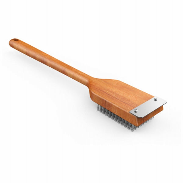 Mr. Bar-B-Q 60318Y Oversized Long Handled Wood Grill Brush