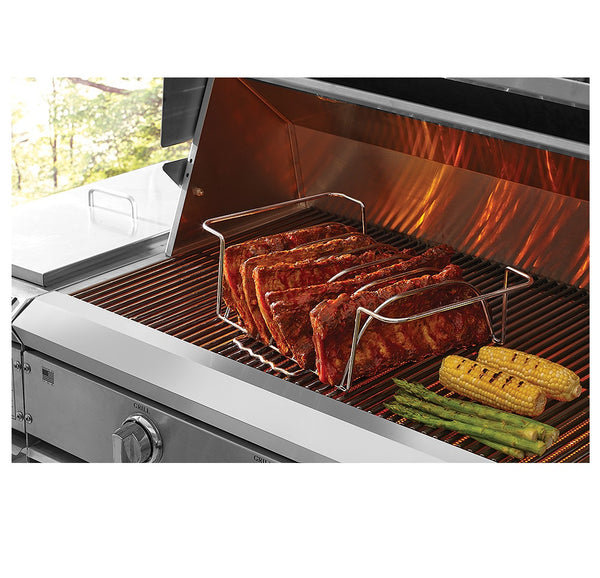 Mr. Bar-B-Q 06828Y Rib and Roasting Rack, Chrome Plated