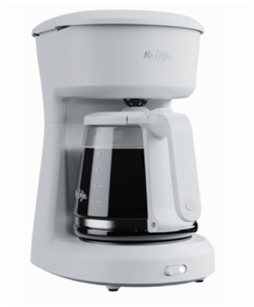 Mr. Coffee 12-Cup Manual Coffee Maker, White