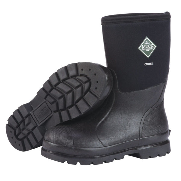 The Original Muck Boot CHM-000A-BL-120 Chore Mid Men's Boots, 12 US