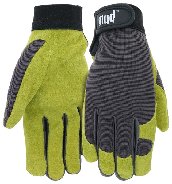Mud MD71001G-WML High-Dexterity Garden Gloves, Grass, Medium/Large