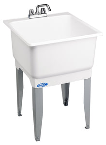 Mustee 14CP Utilatub Laundry Tub, Polypropylene, 20 Gallon