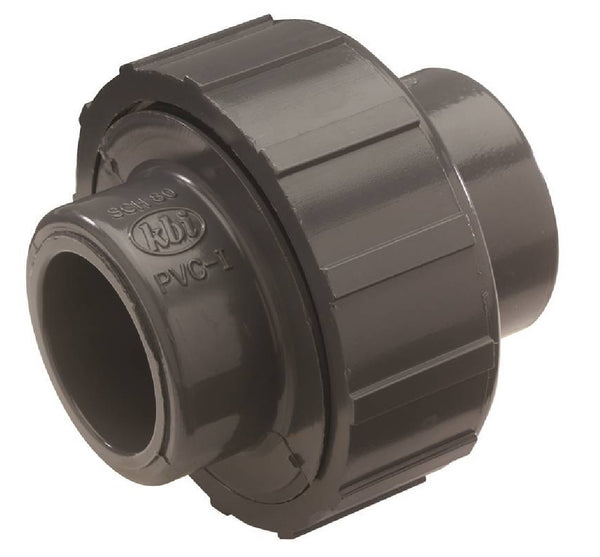 NDS U-1500-SFG Pipe Union, 1-1/2 Inch Slip Joint, 4 Inch, Gray