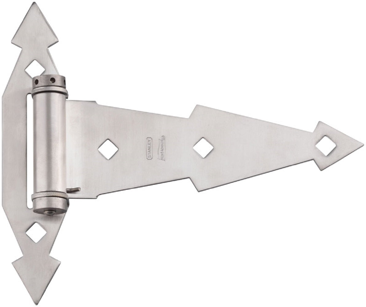 National Hardware N348-524 Ornamental Ornamental T Hinge, Stainless Steel, 7 inch