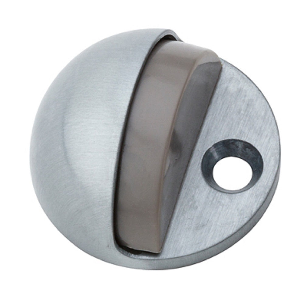 National Hardware N327-614 Adjustable Floor Door Stop, Satin Chrome