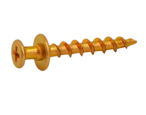 National Hardware N260-132 Bearclaw Hanger Screw, Gold