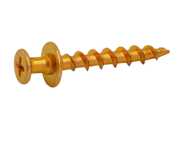 National Hardware N260-132 Bearclaw Hanger Screw, Gold