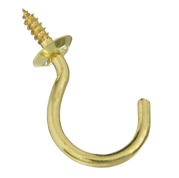 National Hardware N119-719 Cup Hook, Solid Brass