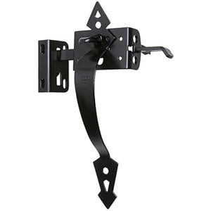 National Hardware N109-040 Heavy Duty Thumb Gate Latch, Black