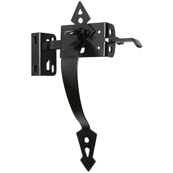 National Hardware N109-040 Heavy Duty Thumb Gate Latch, Black